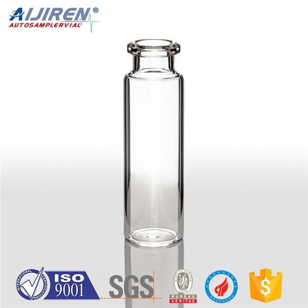 Alibaba 20ml crimp headspace glass vials with round bottom for lab test